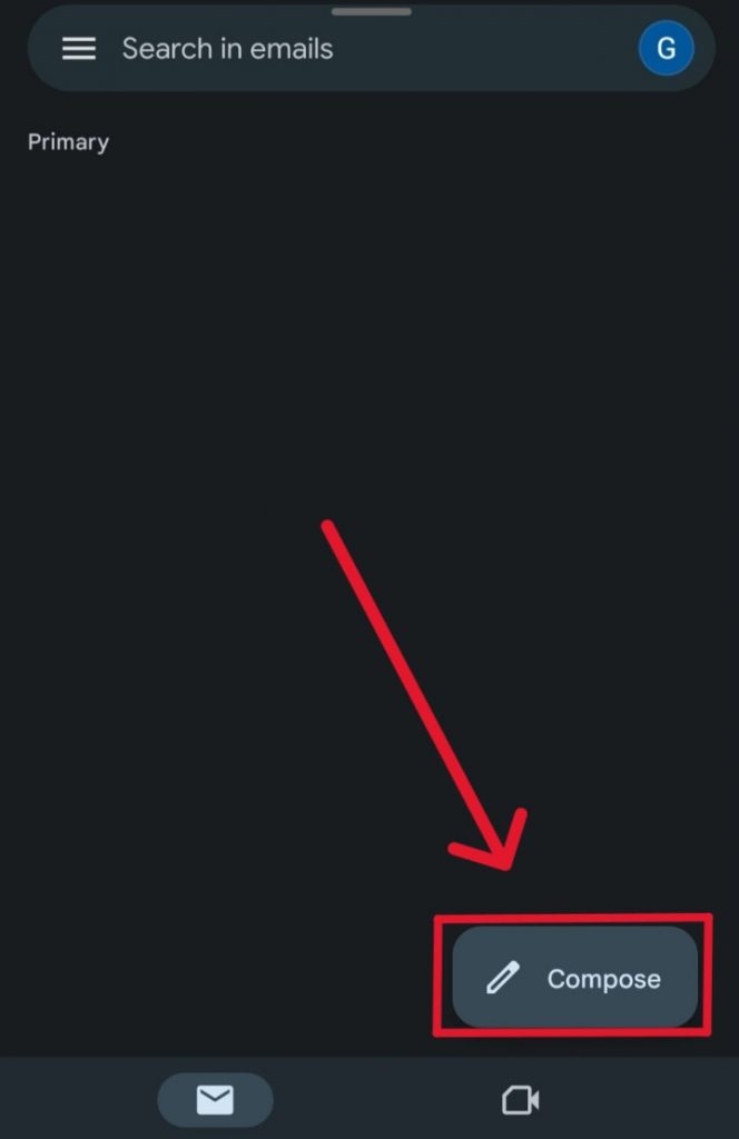 Compose mail in Gmail