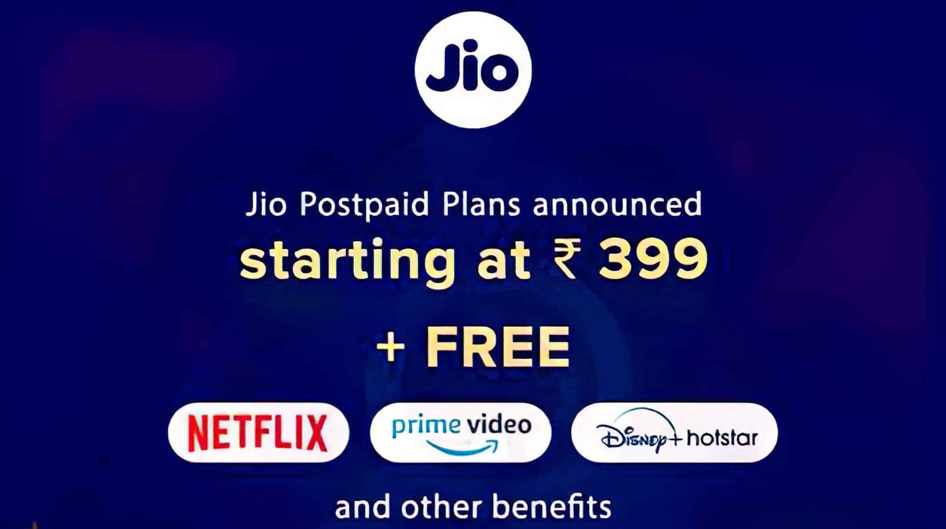 Jio Plus postpaid plans