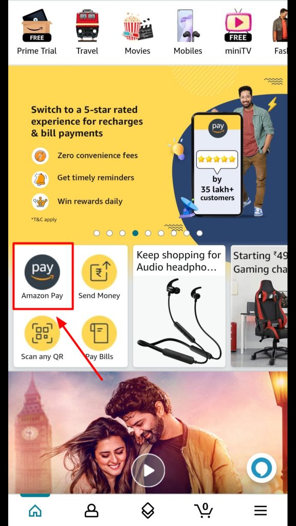 Access Amazon pay