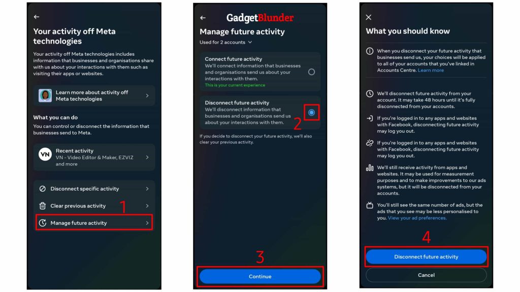 Block Instagram and Facebook from tracking your Future internet activity